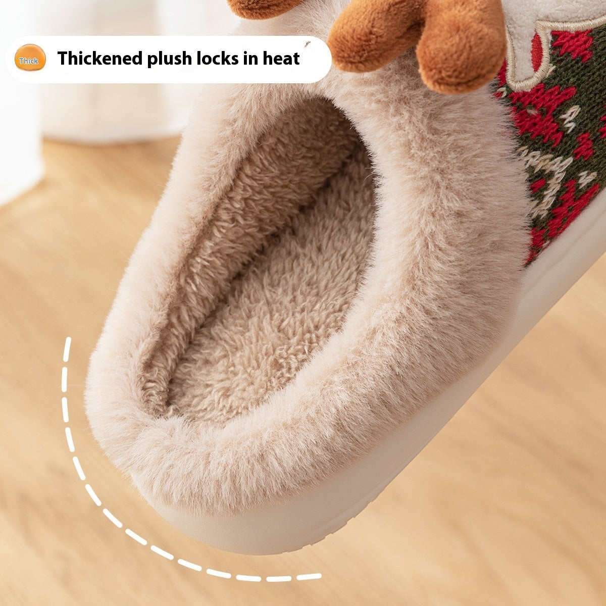 Cute Reindeer Slippers